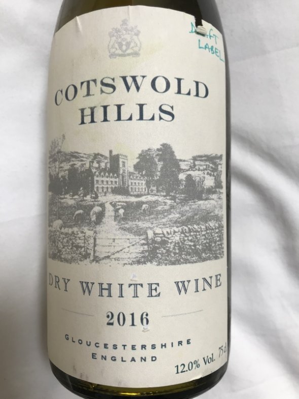 2016 Cotswold hills - Royal Agricultural Uni - white wine 