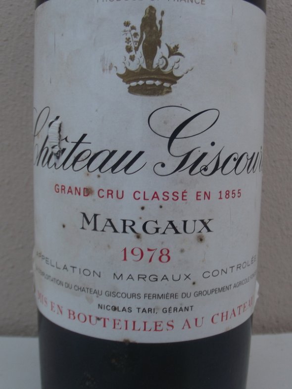 1978 Château GISCOURS / Margaux 2nd Growth