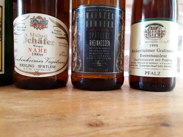 Mosel and Rheinhessan White Wines from the 1990s