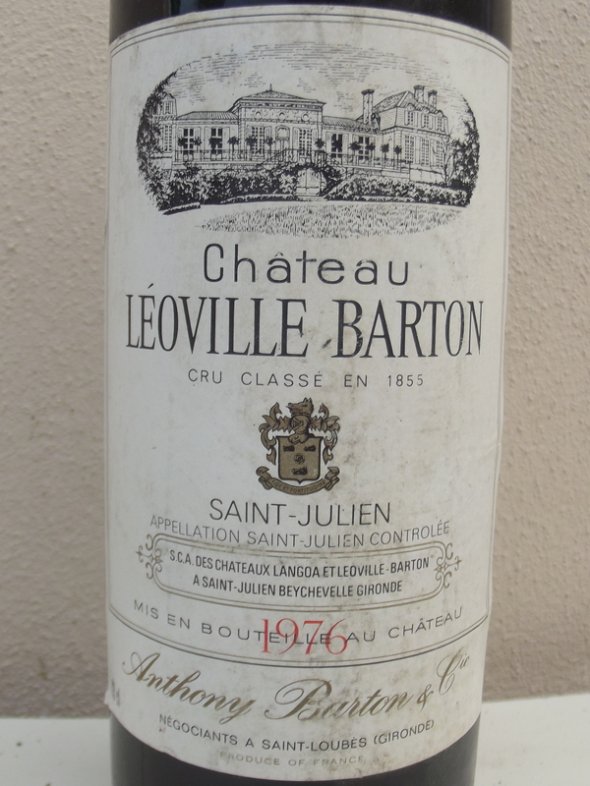 1976 Château LEOVILLE BARTON / 2nd Growth St Julien