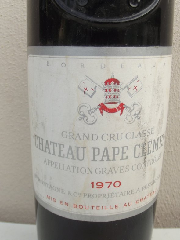 1970 Château PAPE CLEMENT / Grand Cru Classé Graves Léognan