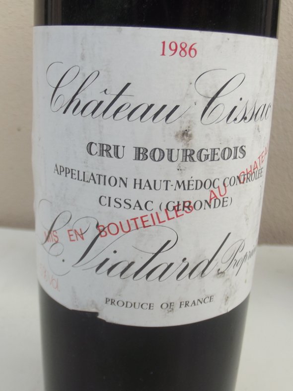 1986 Château CISSAC - Haut Médoc Cru Bourgeois