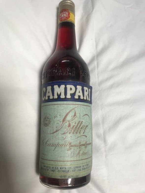 1950's Campari - perfect bottle well stored 
