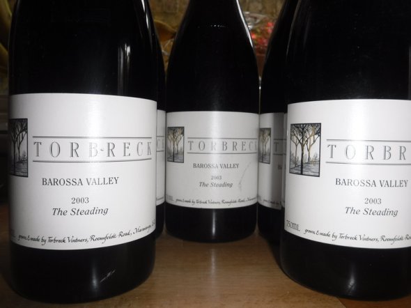 3 x 2003 "The Steading" Shiraz/Grenache, Torbreck vineyards