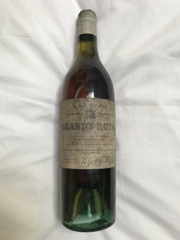Early 1920's COGNAC - W&A Gilbey Brandy Royal 