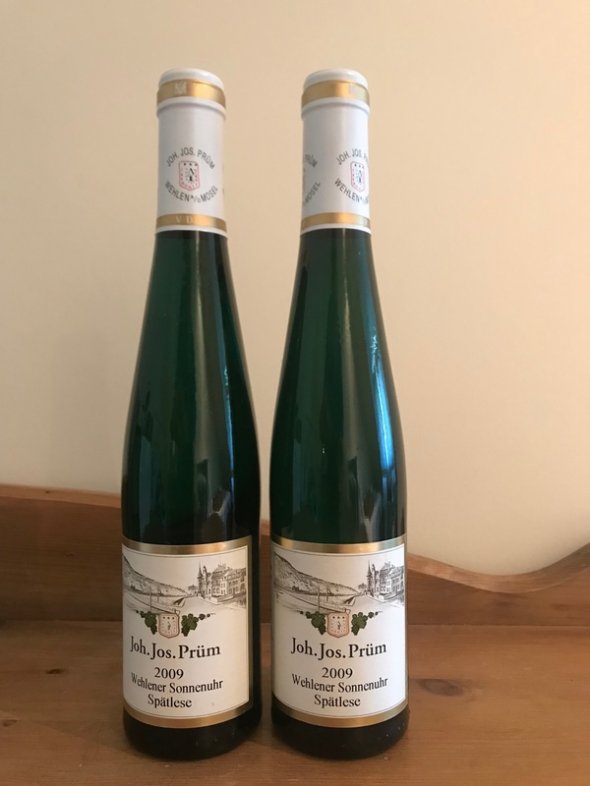 Wehlener Sonnenuhr Riesling Sp&auml;tlese, JJ Prum, 2009 (JR 17.5)