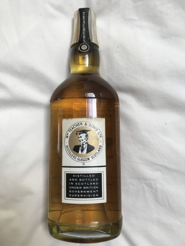 1960's Teachers whisky - rare bottle 