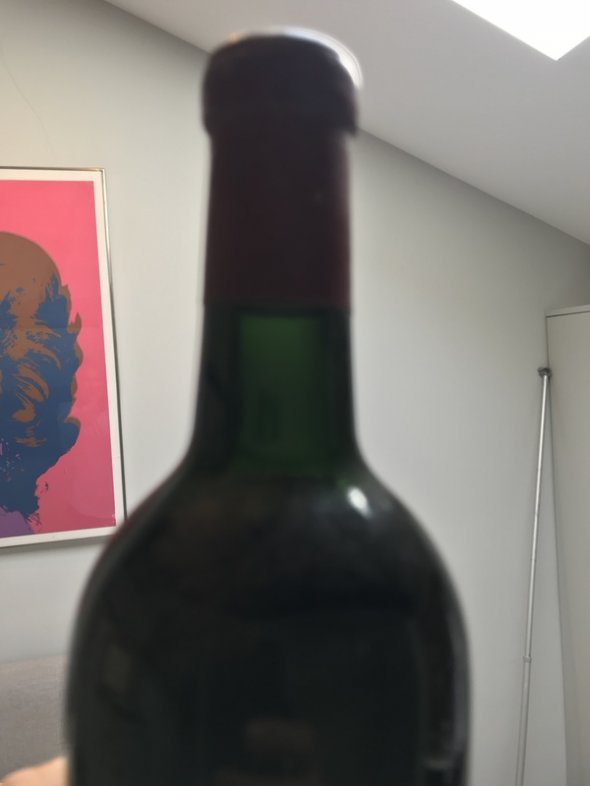 1964 Ch Plaisance St Emilion - good bottle made of heavy glass 
