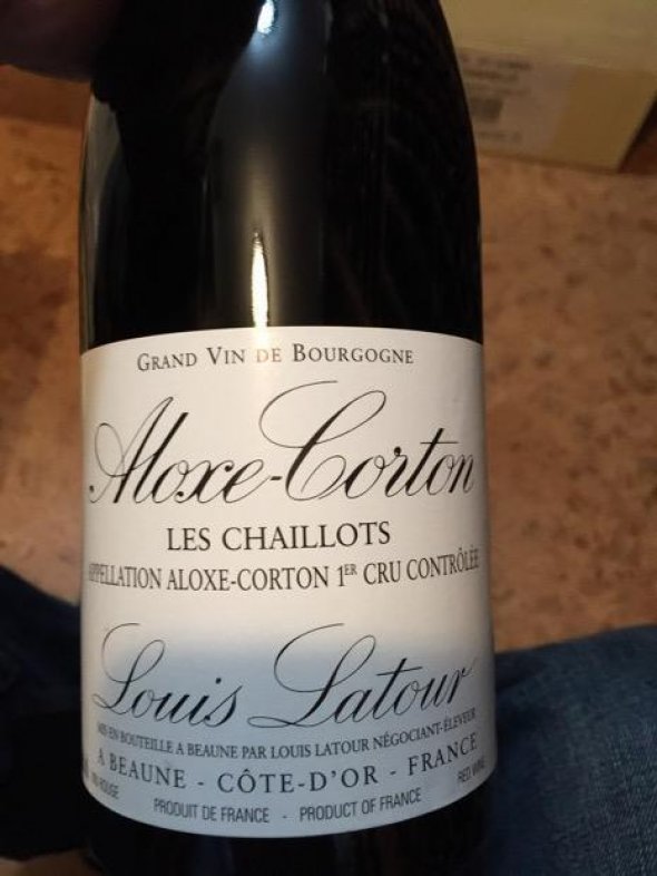 Burgundy, Louis Latour Alex Corton 1er Cru "Les Chaillots" 2005