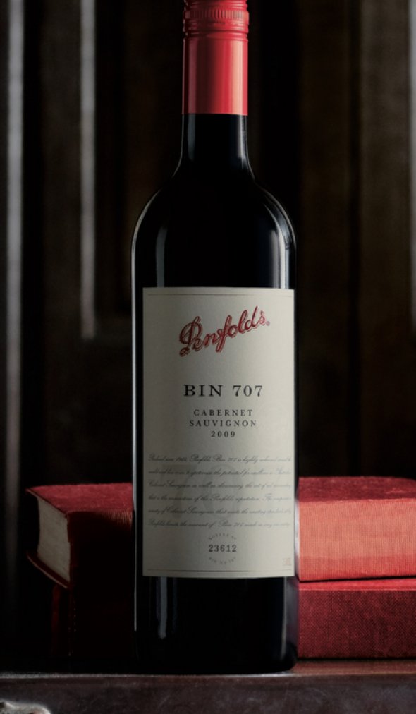 Penfolds Bin 707 , 2009 vintage. 96 points JH. 