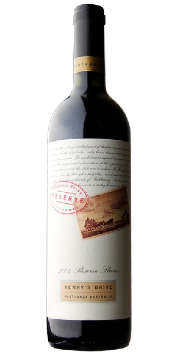HENRY'S DRIVE RESERVE SHIRAZ 2004 93 PTS RP