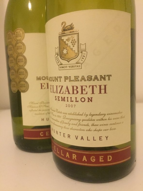 McWilliam's Mount Pleasant Elizabeth Cellar Aged Semillon 2007 x 2