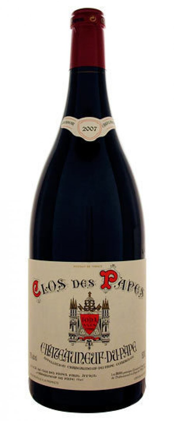 100 points - 1 Magnum of Clos Des Papes, Chateauneuf du Pape, 2007