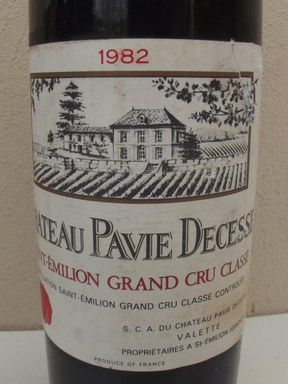1982 Château PAVIE-DECESSE / Et Emilion Grand Cru Classé