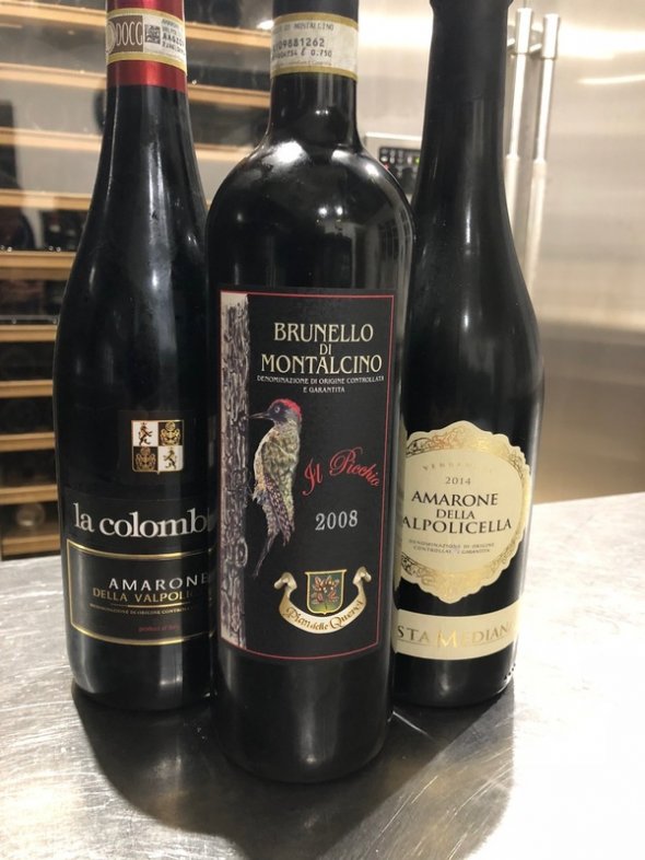 ITALIAN PREMIUM Amarone/brunello COLLECTION X 3