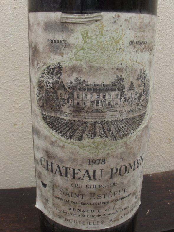1978 Château POMYS / Staint Estèphe Cru Bourgeois