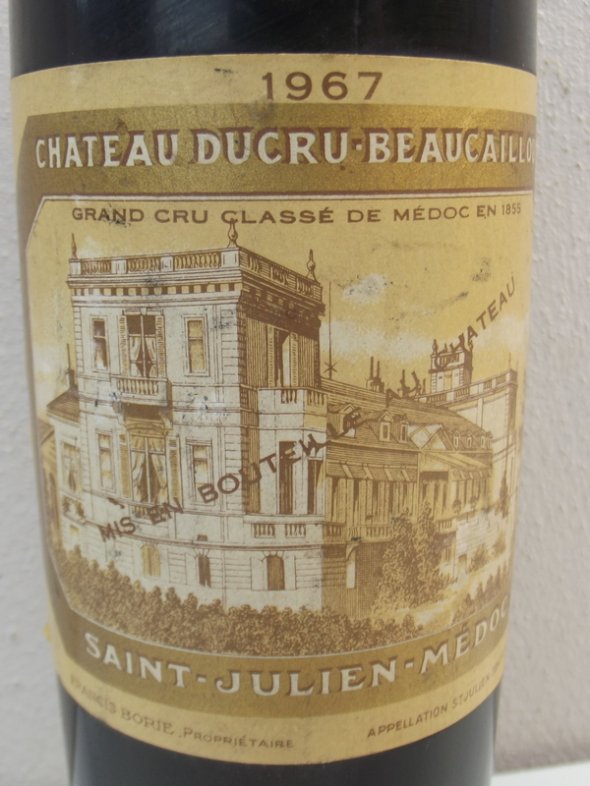 1967 Château DUCRU-BEAUCAILLOU / 2nd Growth St Juien.