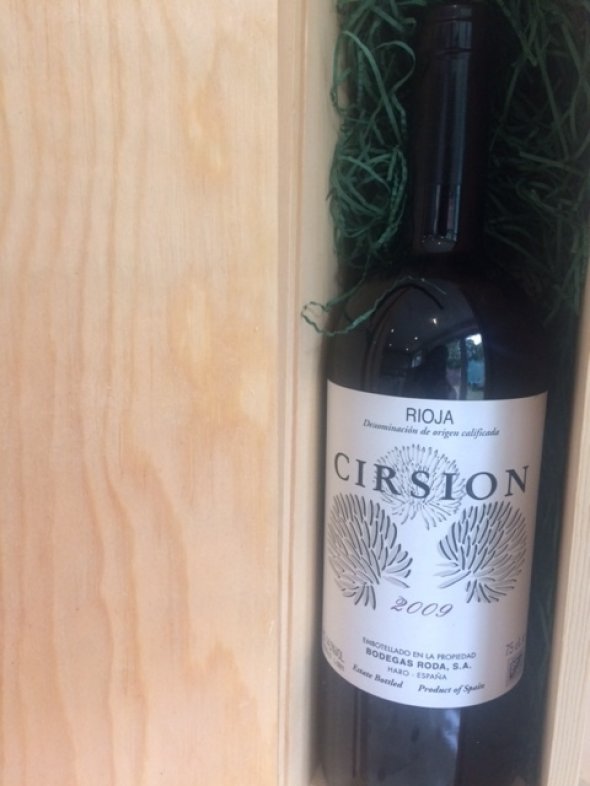 2009 Bodegas Roda Cirsion in presentation box