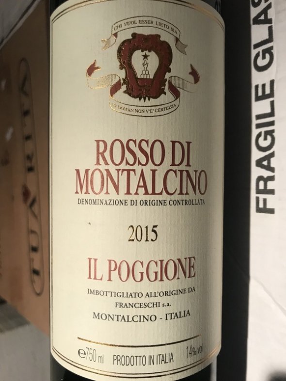 Il Poggione Rosso Di Montalcino 2015 (JS 91, WS 91)