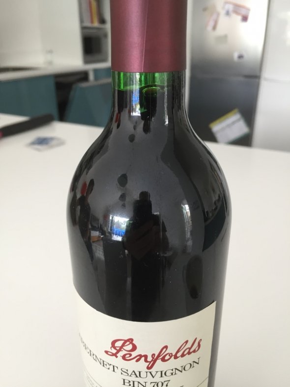 Penfolds Cabernet Sauvignon Bin 707 vintage 1997