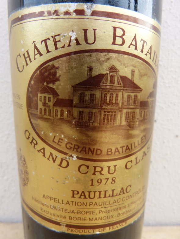 1978 Château BATAILLEY /  5th Growth Pauillac