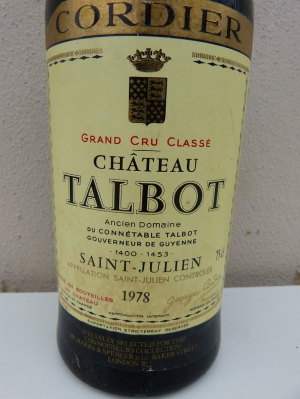 1978 Château TALBOT / St Julien 4th Growth
