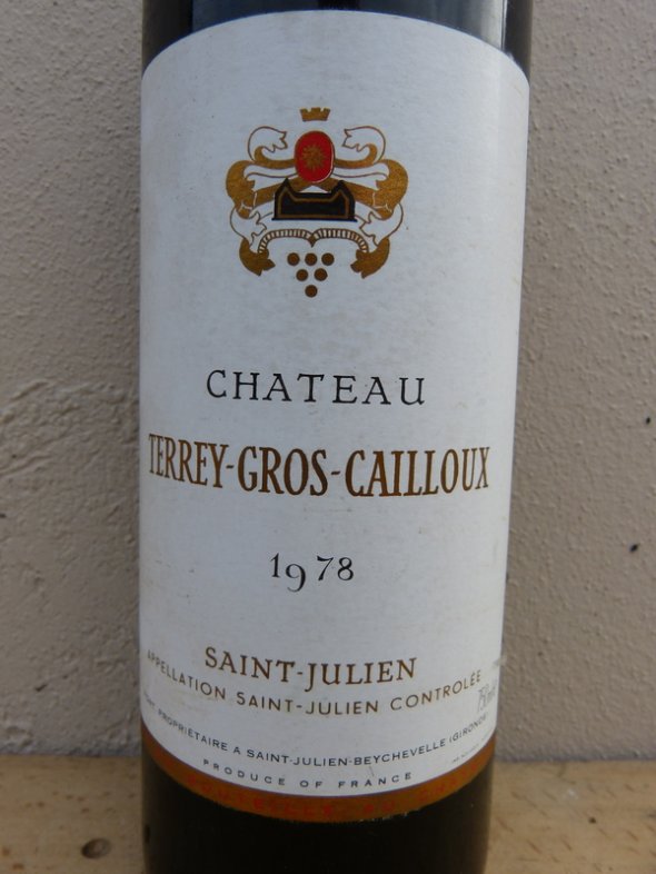 1978 Château TERREY-GROS-CAILLOUX / SaintJulien