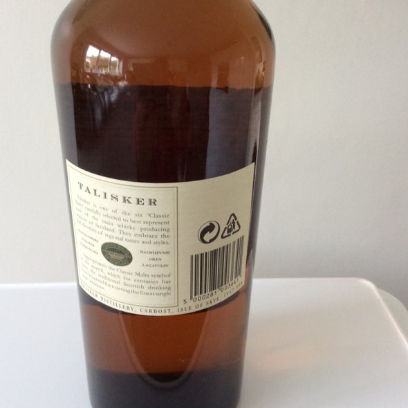 Rare Talisker, 1 litre 10 Year Old Single Malt Scotch Whisky, Old Map Presentation Label