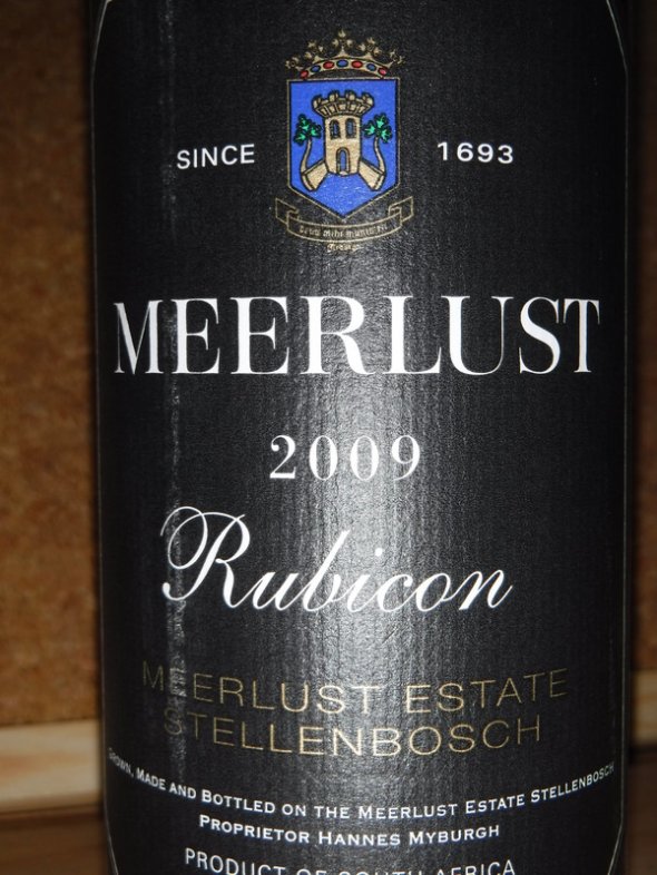 2009 Meerlust, Rubicon, Stellenbosch, South Africa