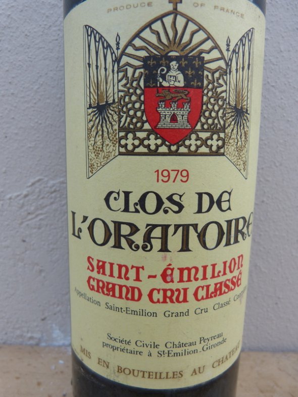 1979 CLOS de l'ORATOIRE / St Emilion Grand cru Classé