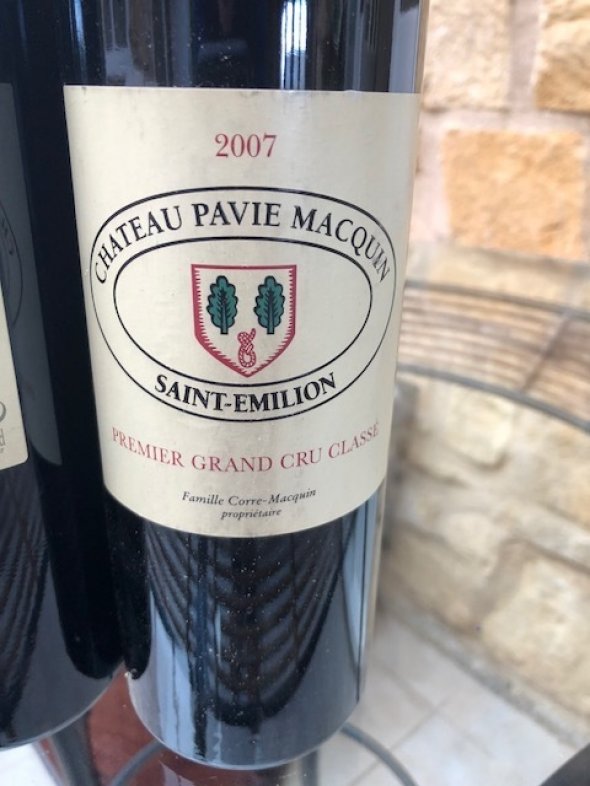 Chateau Pavie Macquin Saint-Emilion Premier Grand Cru Classe Bordeaux 2007 x 2 Bottles