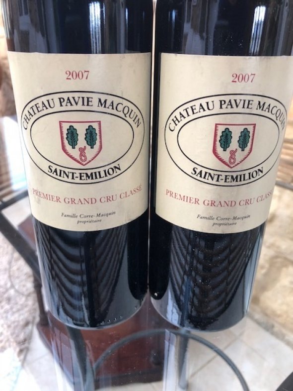 Chateau Pavie Macquin Saint-Emilion Premier Grand Cru Classe Bordeaux 2007 x 2 Bottles