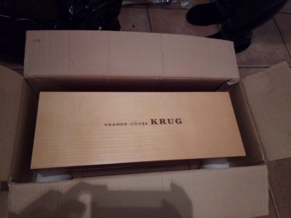 Jereboam of Grande Cuvee Krug Champagne