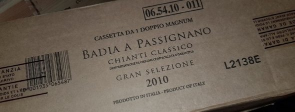 Marchese Antinori Badia a Passignano, Gran Selezione 2010 [OWC of 1 double-magnum] [October Lot 223]
