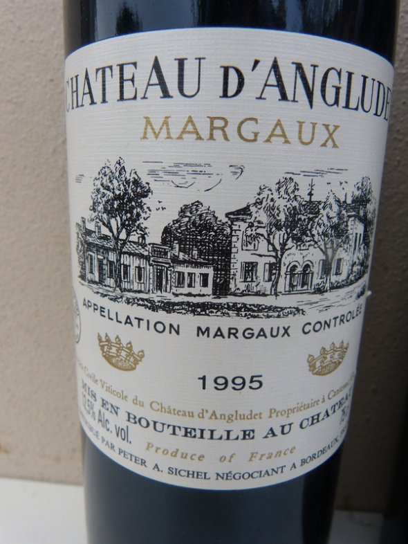 Château d'ANGLUDET 1993, '94, '95 and 2000 MARGAUX
