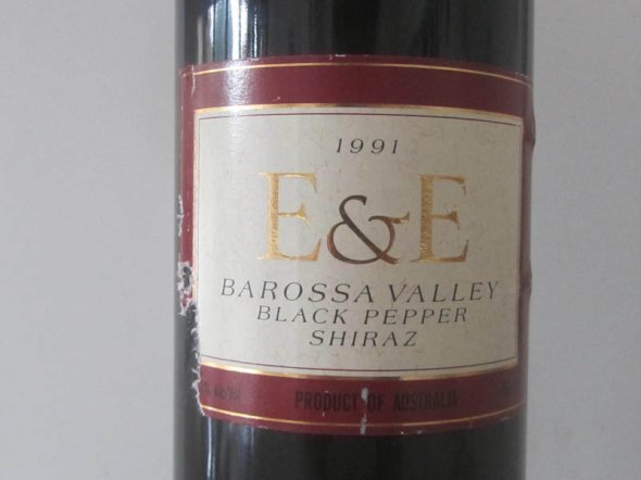 BVE E&E Black Pepper Shiraz 1991