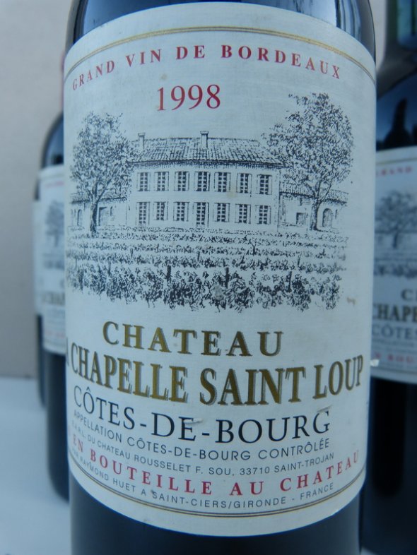 1998 Château LA CHAPELLE SAINT-LOUP / Côtes de Bourg