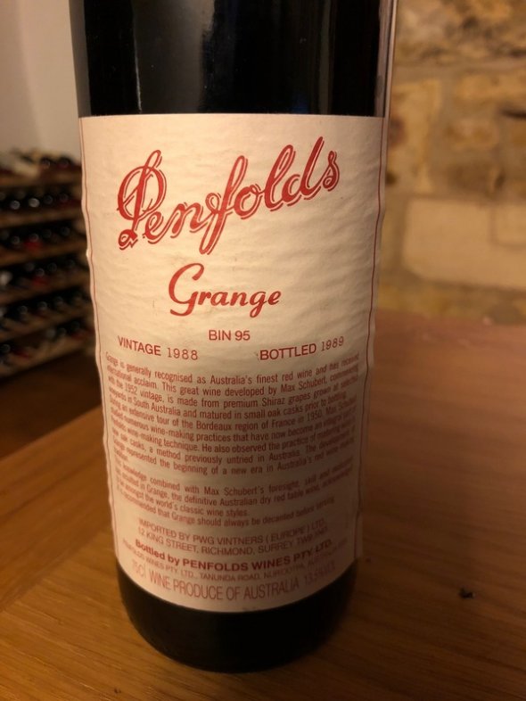 Penfolds Grange Bin 95 1988