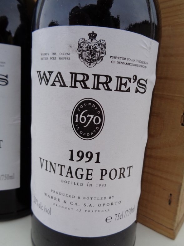 1991 WARRE'S VINTAGE PORT