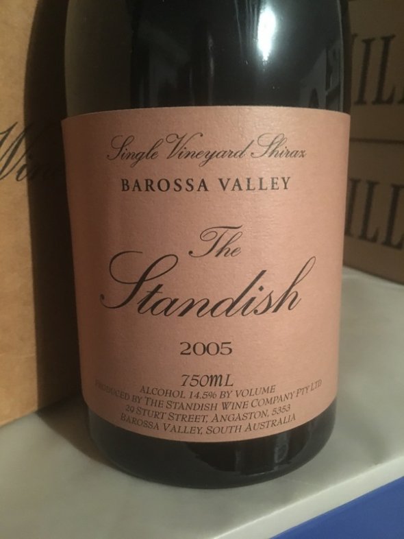 2005 Standish The Standish Shiraz (RP 96pts)
