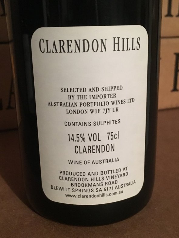2006 Clarendon Hills Onkaparinga Grenache (RP 95 pts)