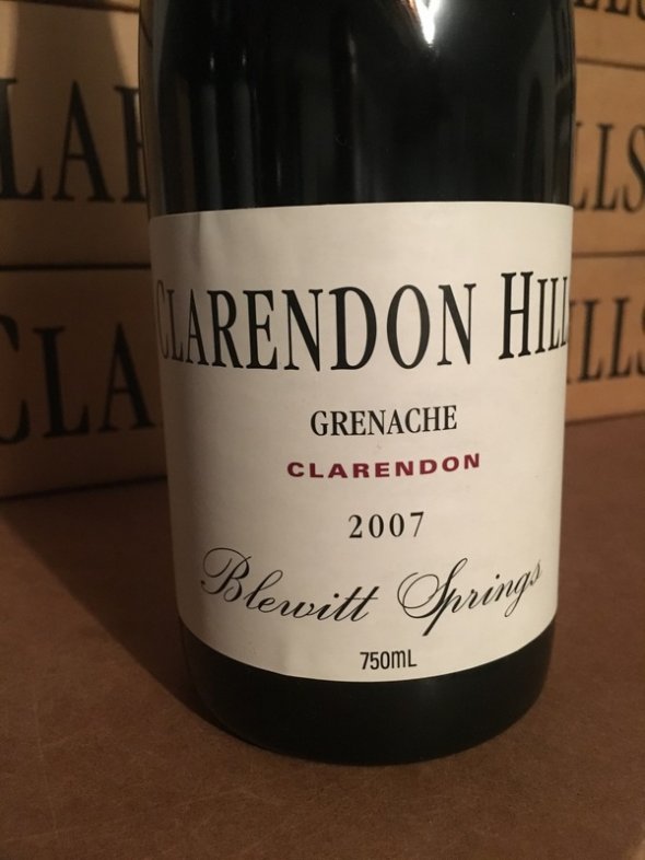 2007 Clarendon Hills Blewitt Springs Grenache (JO 95 pts)
