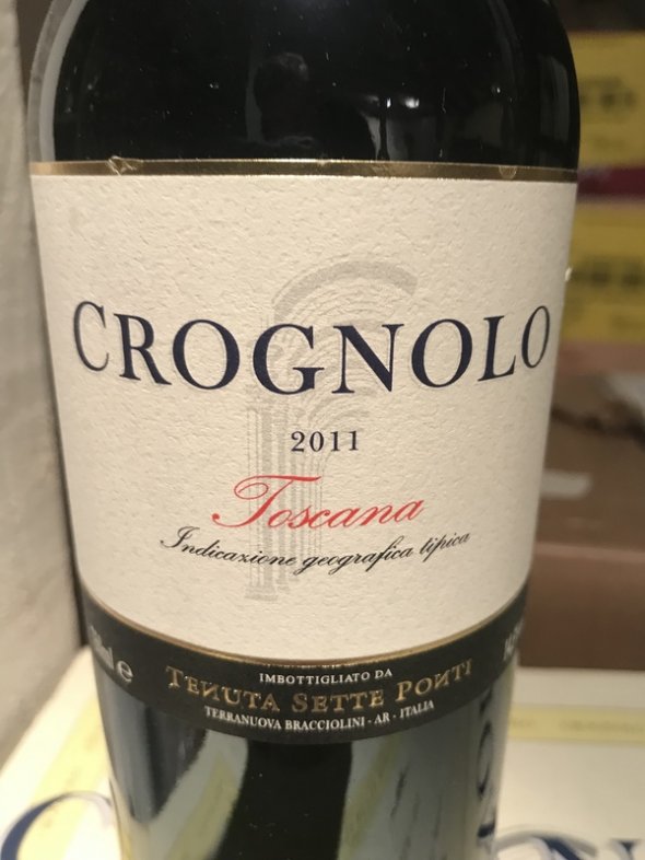 Tenuta Sette Ponti Crognolo Toscana 2011 (JS 95, WS 90)