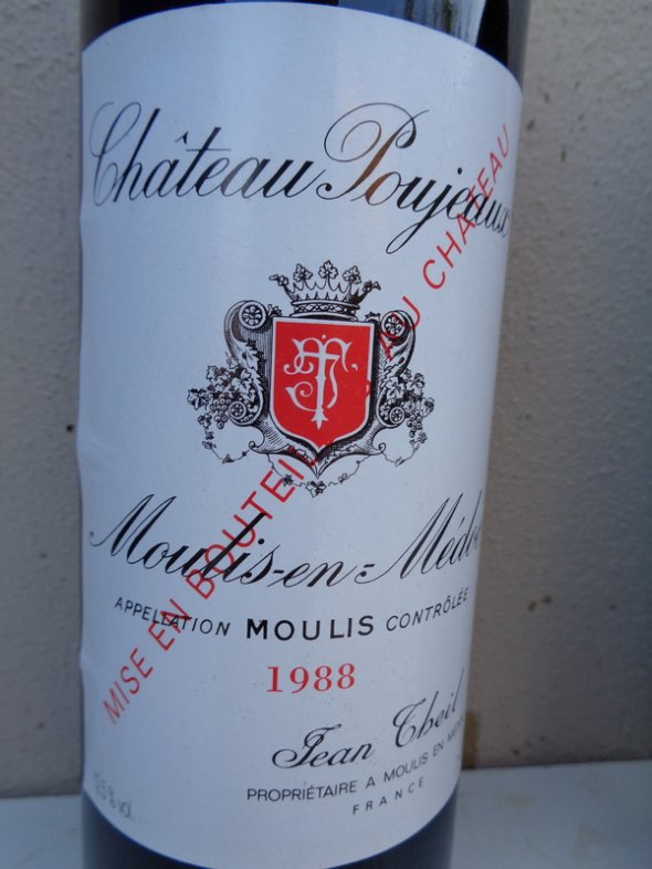1988 Château POUJEAUX / Moulis 