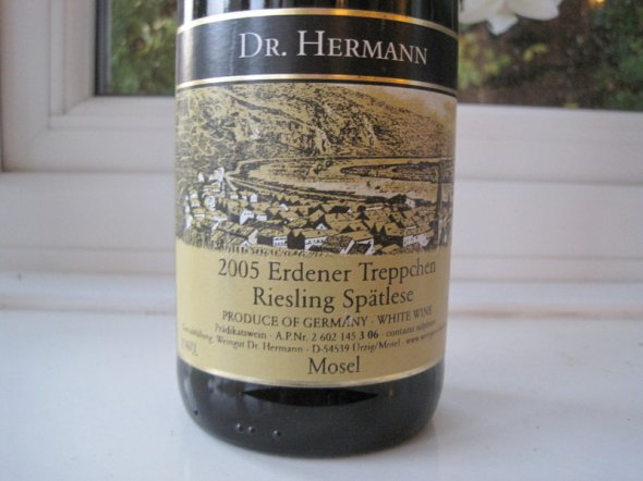 Erdener Treppchen Riesling Sp&auml;tlese 2005 Dr. Hermann (CT 93)