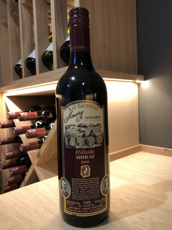 2006 Kay Brothers Hillside Shiraz - 93 pts! - a magnificent wine