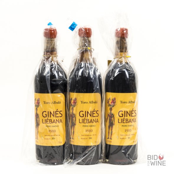 Bodegas Toro Albala PX Gines Liebana, Montilla-Moriles 1910 [OWC of 3 bottles] [Spain Lot 2A-B]