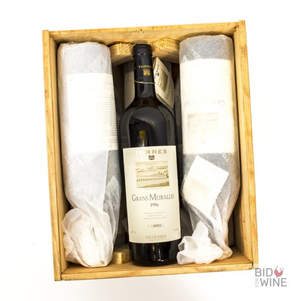Torres Grans Muralles, Conca de Barbera 1996 [OWC of 6 bottles] [Spain Lot 12A-B]