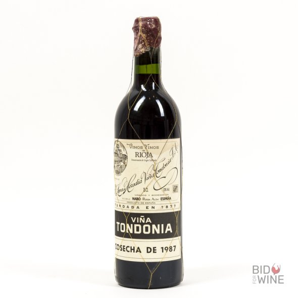 Lopez de Heredia Vina Tondonia Gran Reserva Tinto 1987 [OWC of 6 bottles] [Spain Lot 28A-G]