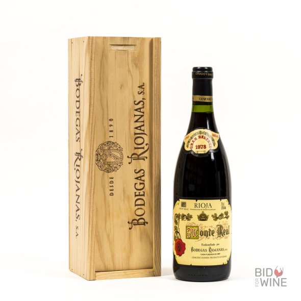 Bodegas Riojanas Monte Real Gran Reserva 1978 [1 bottle] [Spain Lot 29A-L]